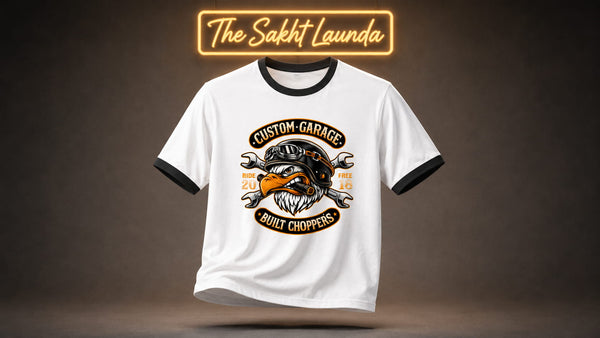 BUILT CHOPPERS | Unisex Ringer T-Shirt