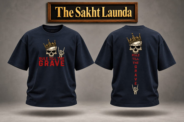 RULE TILL GRAVE | Unisex Oversized Classic T-Shirt