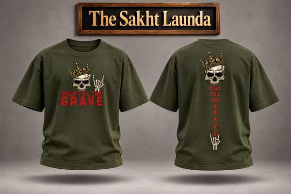 RULE TILL GRAVE | Unisex Oversized Classic T-Shirt