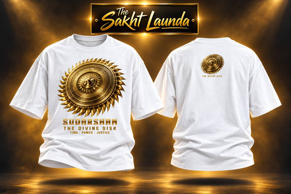 SUDARSHAN - The Divine Disk | Unisex Oversized Classic T-Shirt