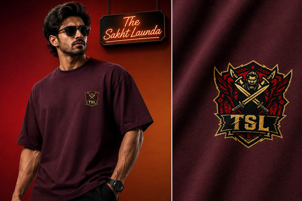 TSL Signature Plain Classic Oversized Tee - Unisex