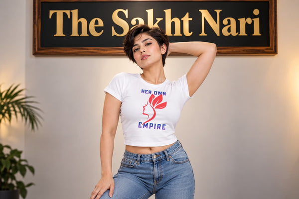 HER EMPIRE | Women's Flex Crop Tee