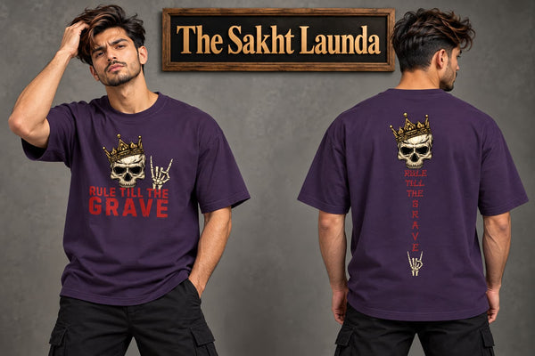 RULE TILL GRAVE | Unisex Oversized Classic T-Shirt