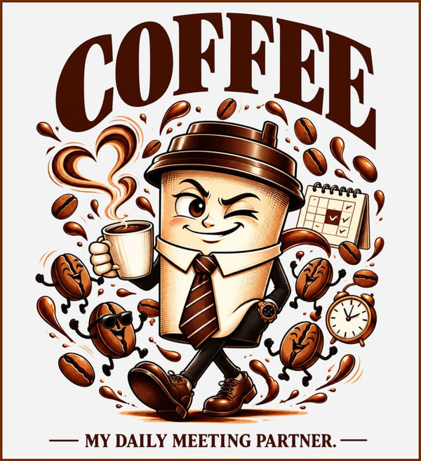 COFFEE - My Meeting Partner | Unisex Ringer T-Shirt