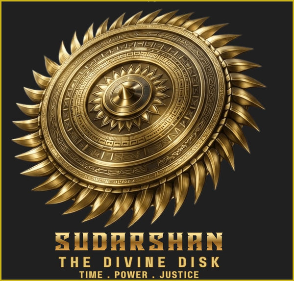 SUDARSHAN - The Divine Disk | Unisex Oversized Classic T-Shirt