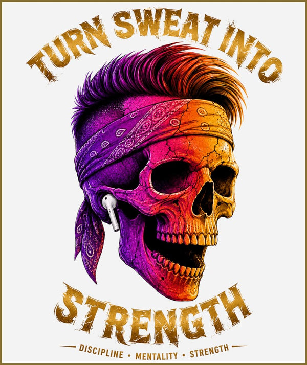 SWEAT into STRENGTH | Unisex Oversized Classic T-Shirt