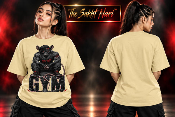 GYM RAT | Unisex Oversized Standard T-Shirt