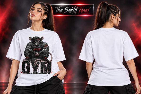 GYM RAT | Unisex Oversized Standard T-Shirt