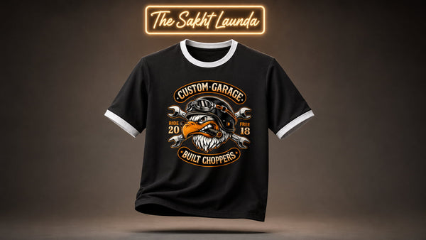 BUILT CHOPPERS | Unisex Ringer T-Shirt