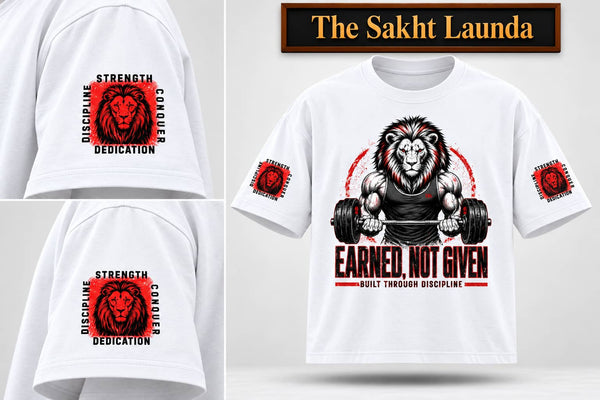 EARNED NOT GIVEN | Unisex Oversized Classic T-Shirt