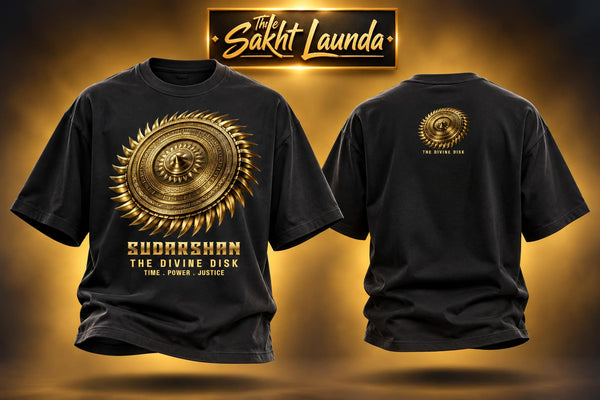 SUDARSHAN - The Divine Disk | Unisex Oversized Classic T-Shirt