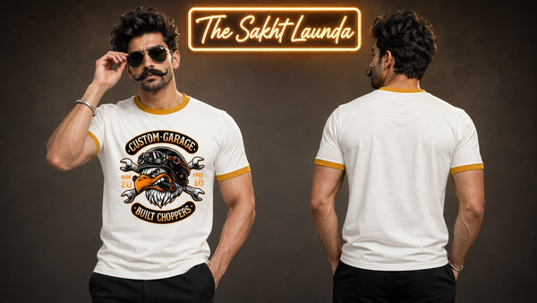 BUILT CHOPPERS | Unisex Ringer T-Shirt