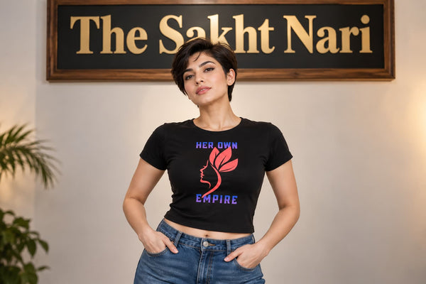 HER EMPIRE | Women's Flex Crop Tee