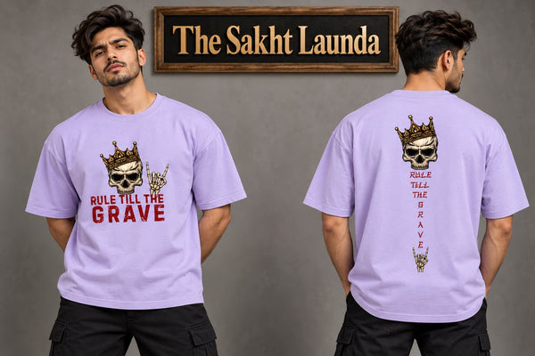 RULE TILL GRAVE | Unisex Oversized Classic T-Shirt