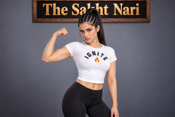 IGNITE | Women's Flex Crop Tee