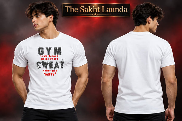 GYM HAPPINESS | Unisex Stretch T-shirt