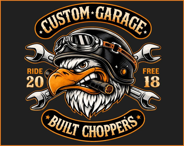 BUILT CHOPPERS | Unisex Ringer T-Shirt