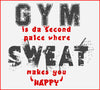 GYM HAPPINESS | Unisex Stretch T-shirt